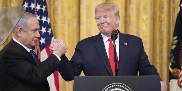 President Donald J Trump Delivers Remarks With Israeli Prime Minister Benjamin Netanyahu Tuesday Jan 28 2020 In The East Ro
