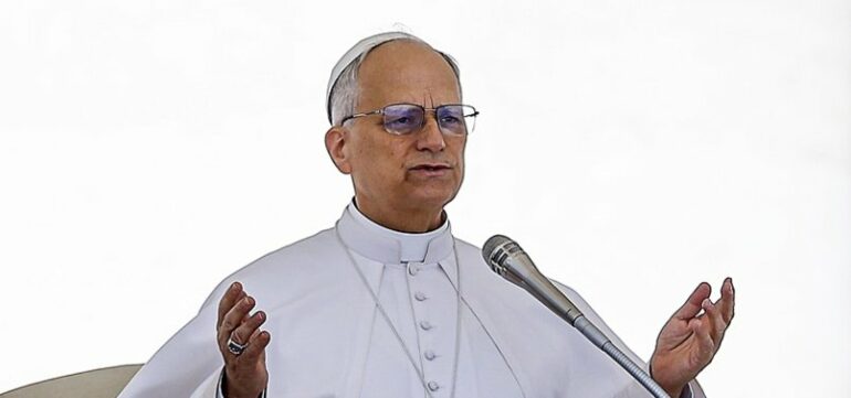 806x378 Pope Leo Calls For Ceasefire In Gaza Peace In Ukraine 1748435678779