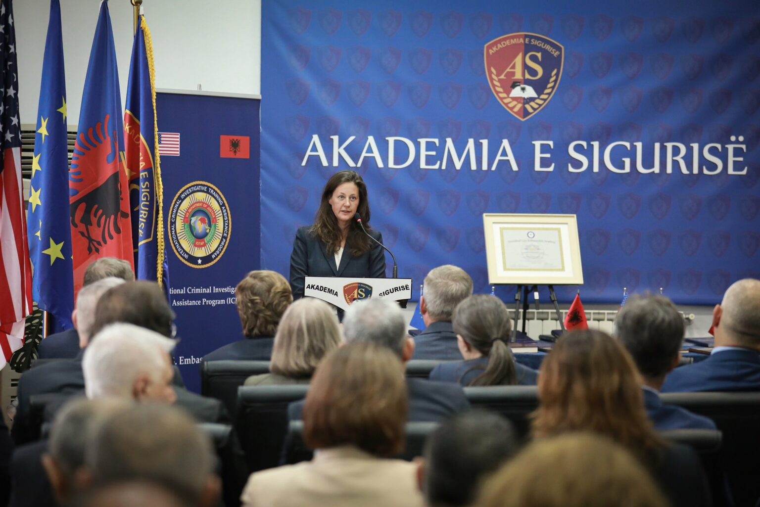 Stone From Rama Bridge US Embassy Supports Albania's Security Academy with First International ...