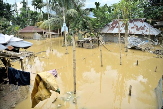 India Tripura Agartala Flood