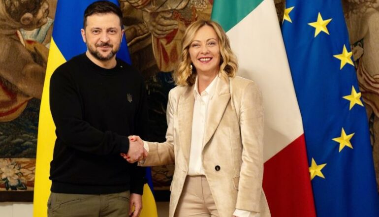 Meloni Zelensky