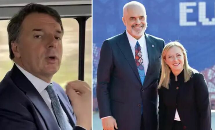 Renzi Meloni Rama