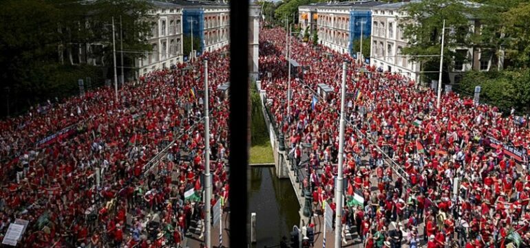 806x378 Tens Of Thousands Protest In Netherlands Over Israels Actions In Gaza 1749998094731