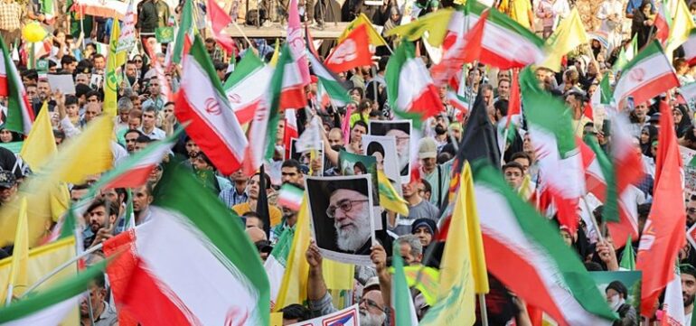 806x378 Thousands In Iran Protest Against Israel Us Following Israeli Attacks 1749936221105