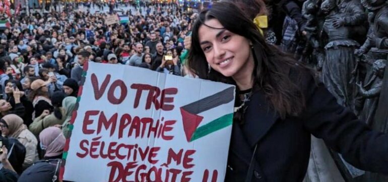 806x378 Thousands Join Pro Palestinian Protests In France 1749936018126
