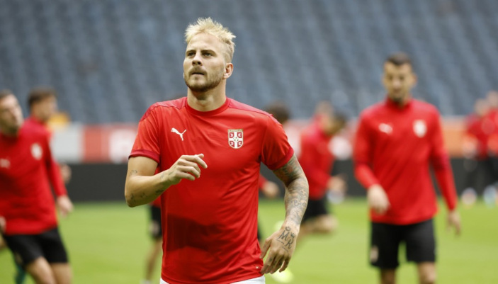 Serbian National Soccer Team Training