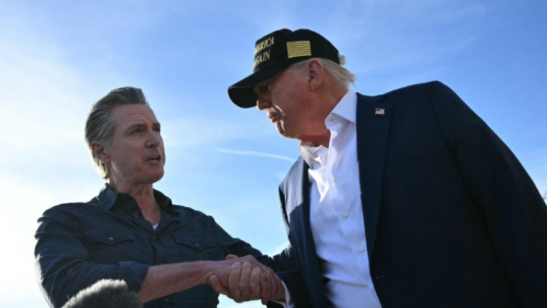 Trump Newsom 780x439