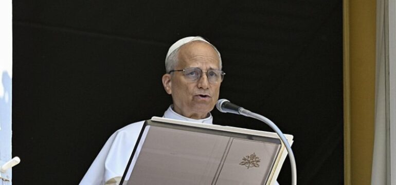 806x378 Pope Leo On Israels Blockade Of Gaza Hunger Must Not Be Used As Weapon Of War 1751381690815