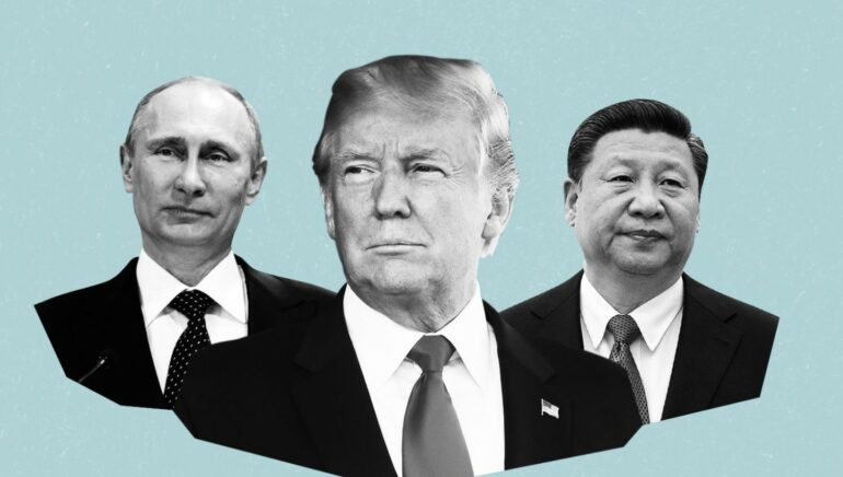 Vladimir Putin Donald Trump Xi Jinping