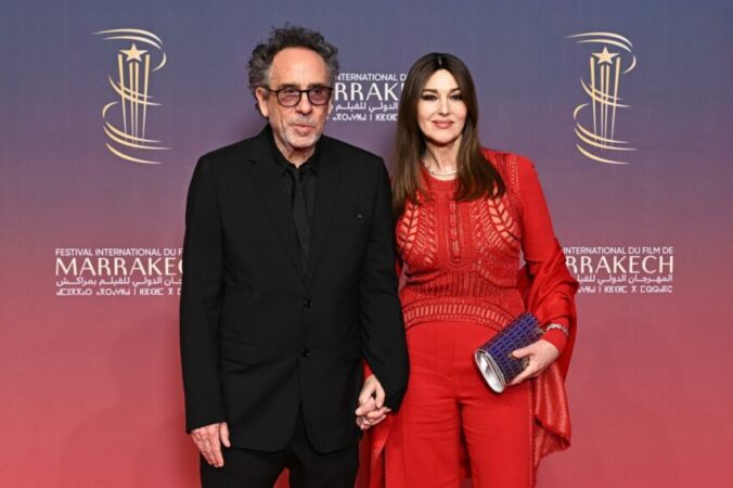 Tim Burton Monica Bellucci Attend 111711289 E1758285017206