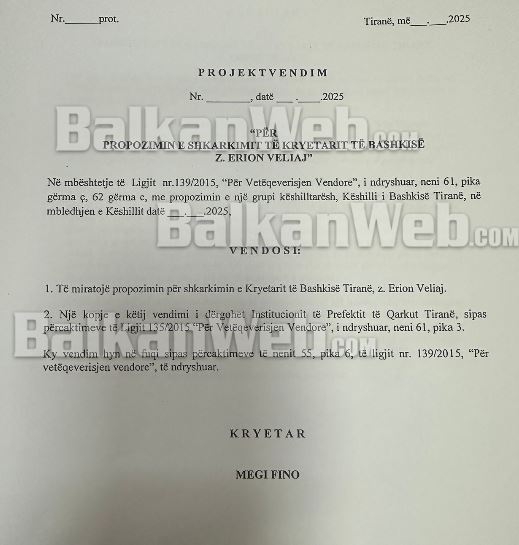 Zbardhet Shkresa Keshilli