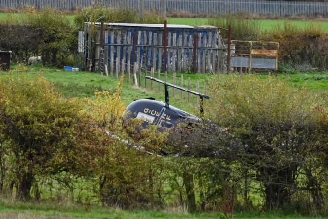Rrëzohet Një Helikopter Në Britani