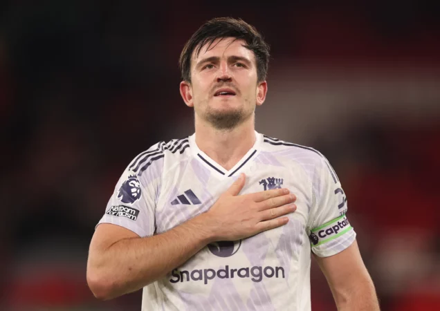 Harry Maguire Manchester United Celebrates 1032388335