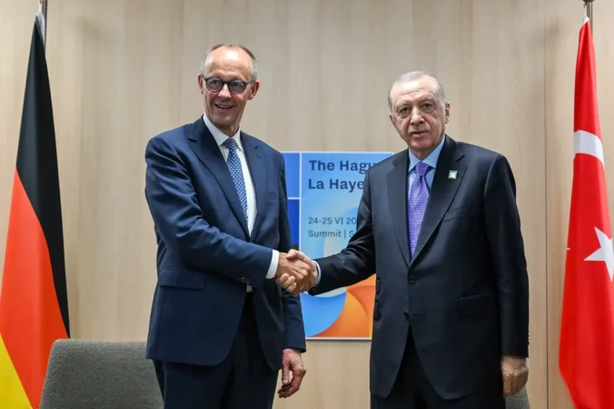 N Almanya Basbakani Merz Ile Gorustu