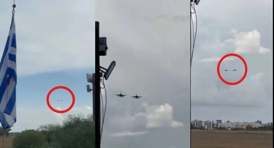 Tensione të reja midis Ankarasë dhe Athinës  avionët ushtarak turq shkelin hapësirën ajrore të Qipros