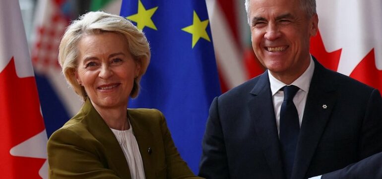 Canada and EU reaffirm cooperation on Ukraine, Gaza and defense ties ...