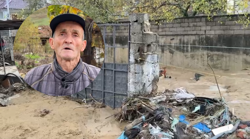 VIDEO  Reshjet e dendura rrezikojnë dy banesat në fshatin Rrëmenj të Pogradecit  banorët thirrje për ndihmë institucioneve