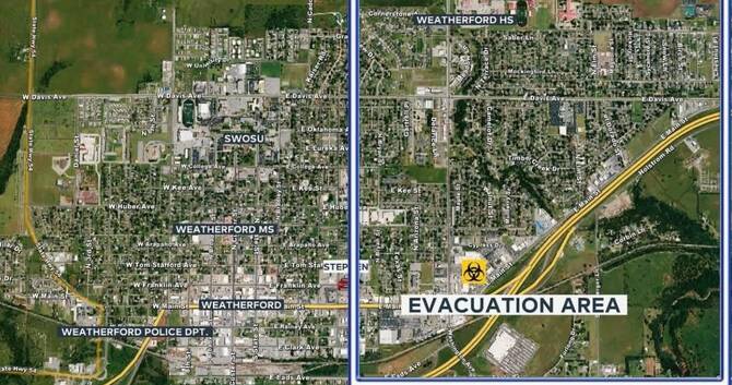 Qindra të evakuuar dhe dhjetëra të shtruar në spital pas një rrjedhjeje gazi amoniaku në Oklahoma