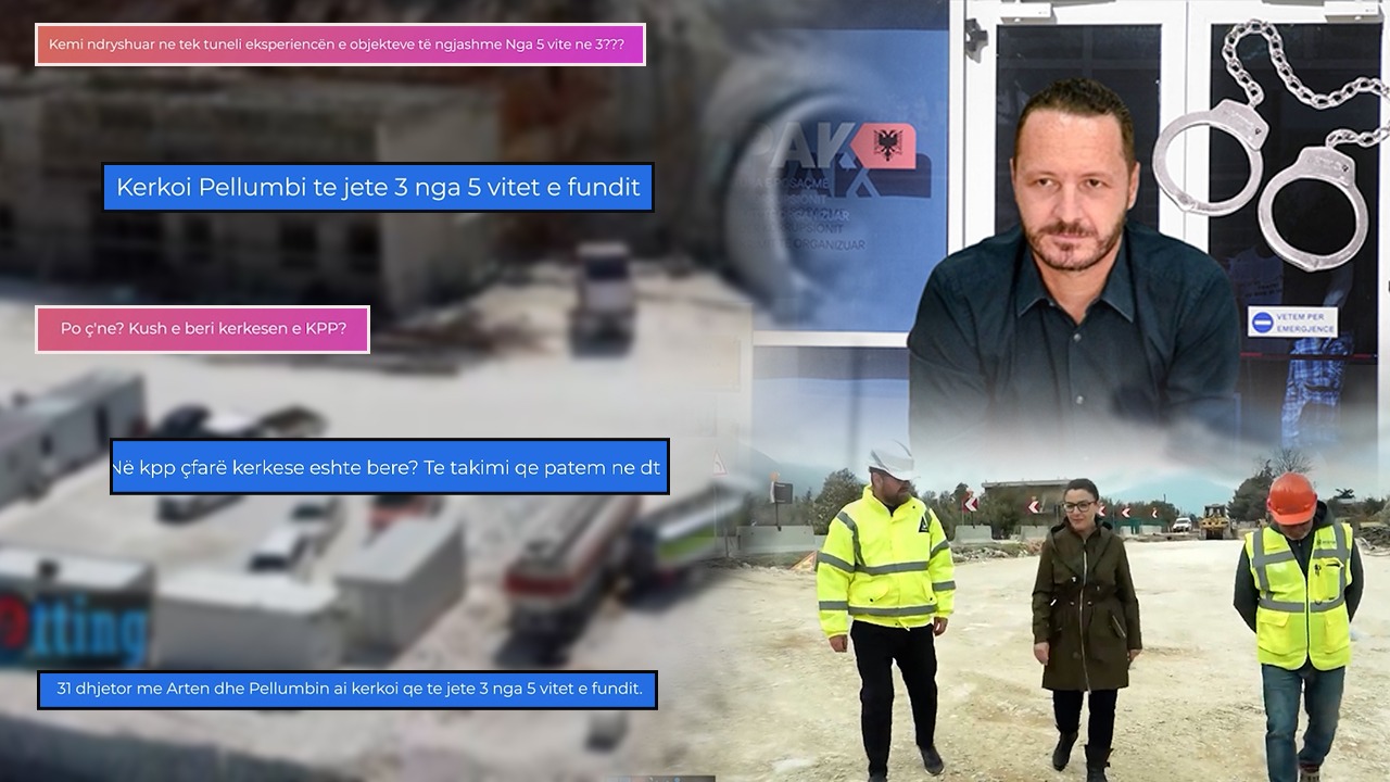  Projekti s është thjesht një vrimë   Alarm për cilësinë e punimeve të  Gjoka Konstruksion  te tuneli i Llog   