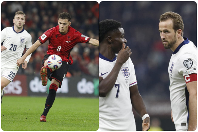 VIDEO/ Zemra nuk mjafton ndaj Anglisë, Shqipëria bie në “Air Albania”, kuqezinjtë japin sinjale pozitive para Play Off