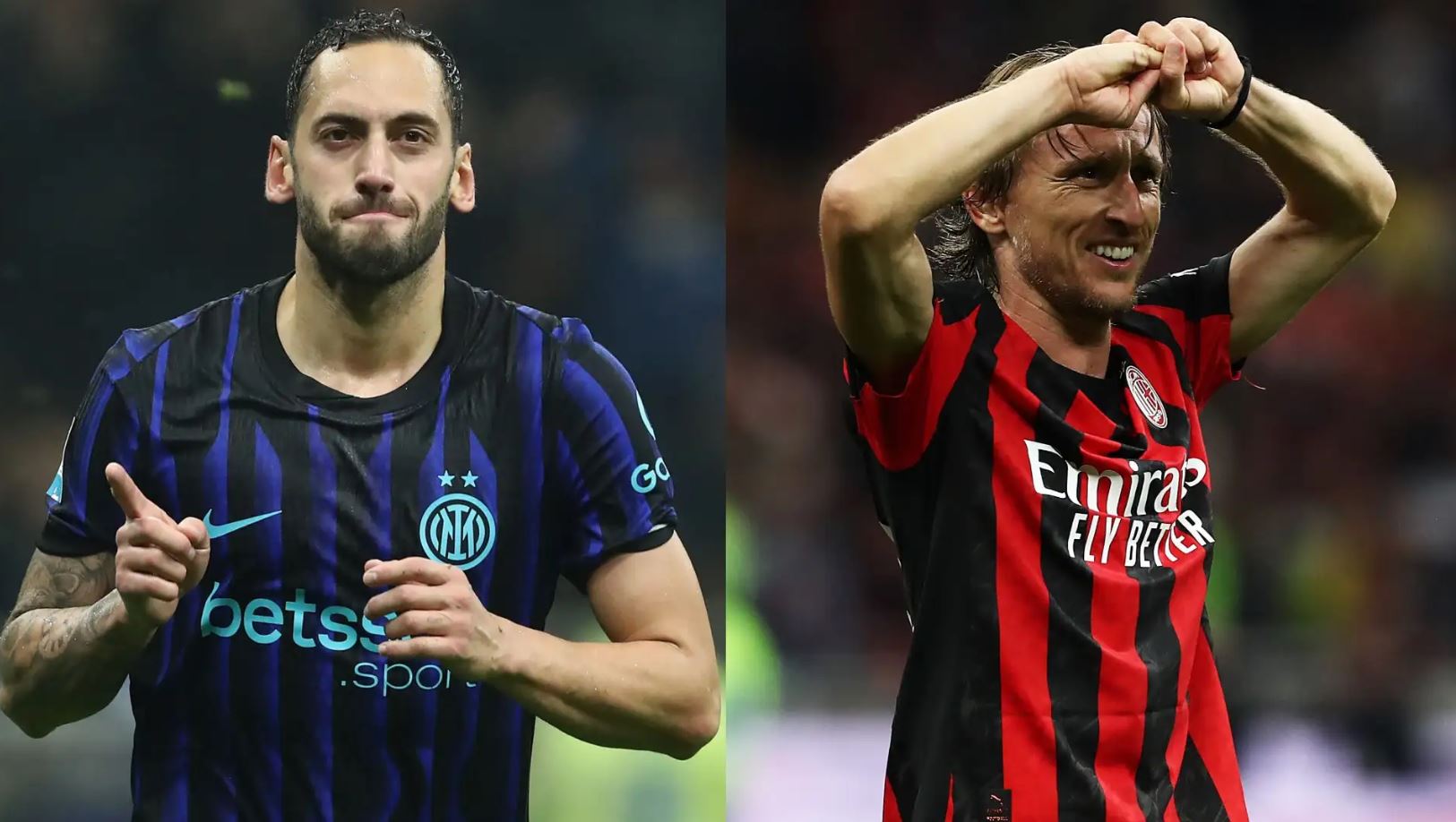 Derbi po afron, Çalha VS Modriç, dueli i mesfushës përcaktues në sfidën Inter-Milan