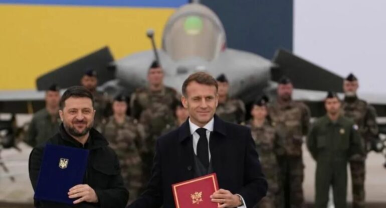 Macron Zelensky