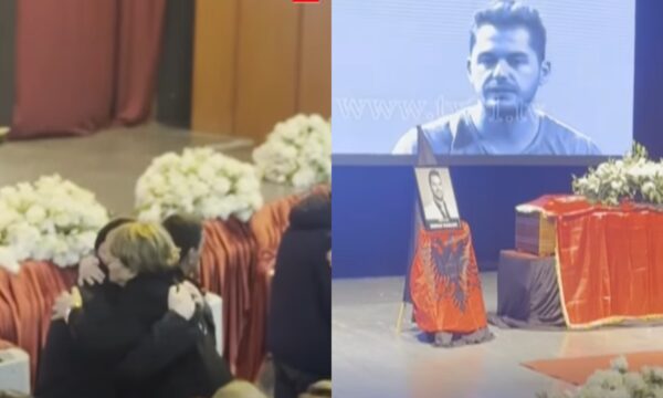 Tetovë  nisin homazhet në nderim të Shpat Kasapit  arkëmorti i këngëtarit mbulohet me flamurin kombëtar shqiptar