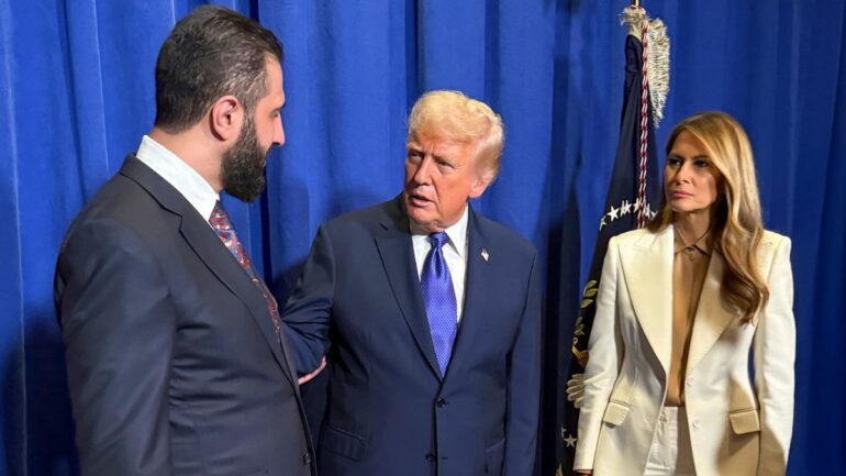 ترامب وأحمد الشرع