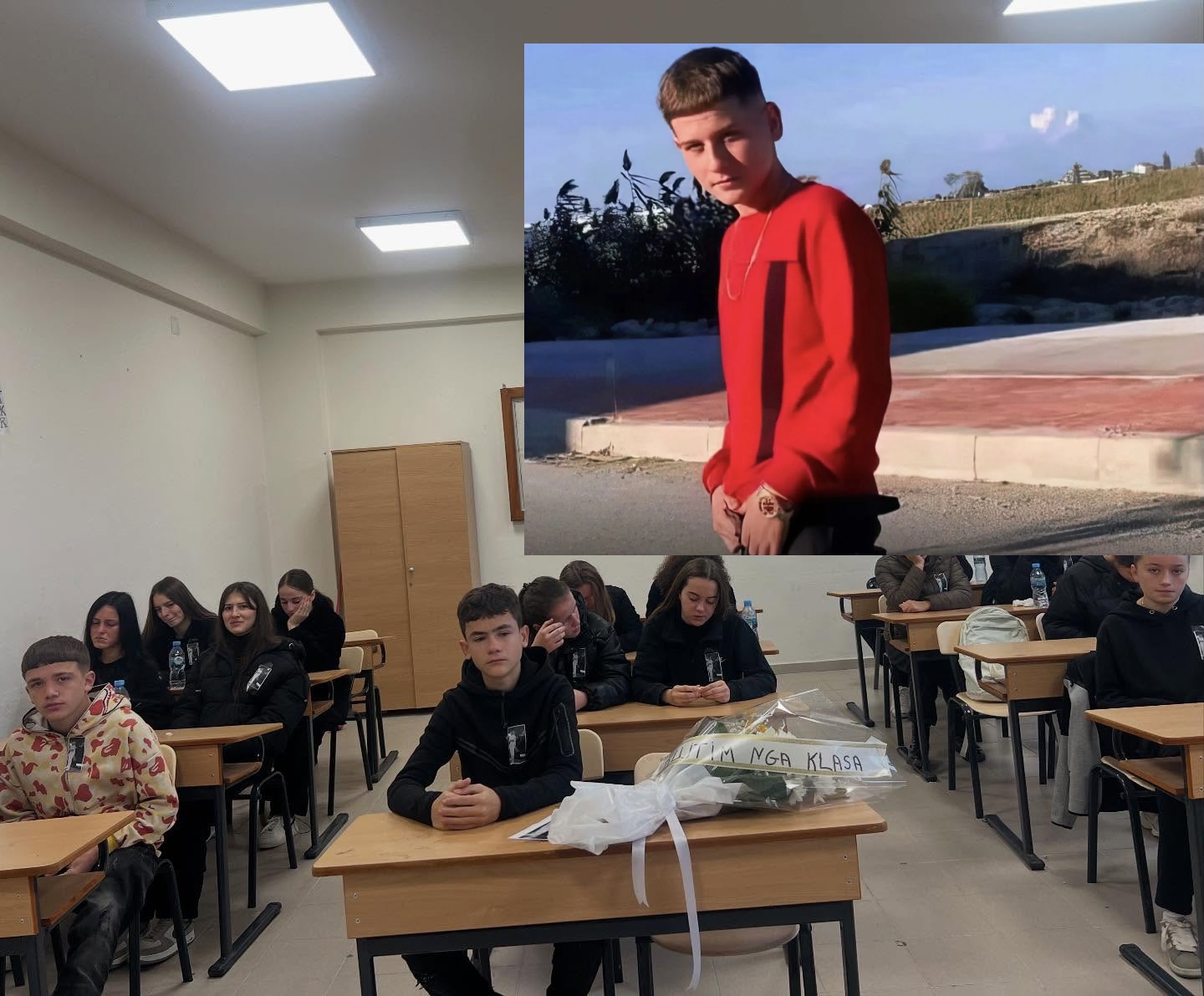  Ishte buzëqeshja  alegria dhe dashuria e çdo shoku   shkolla  Dom Nikoll Kaçori  homazhe për 15 vjeçarin që u vra nga bashkëm   