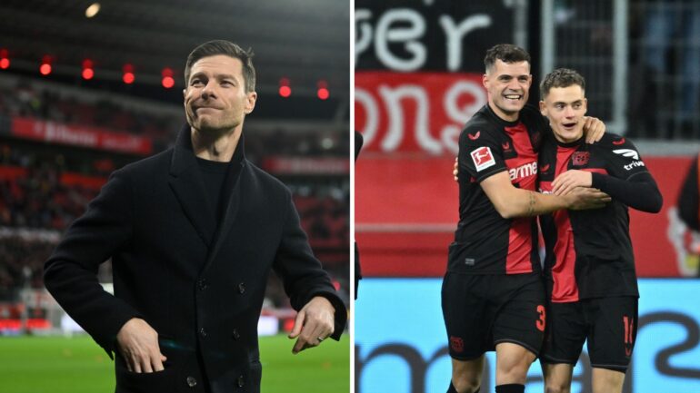 Xabi Alonso Bayer Leverkusen Granit Xhaka