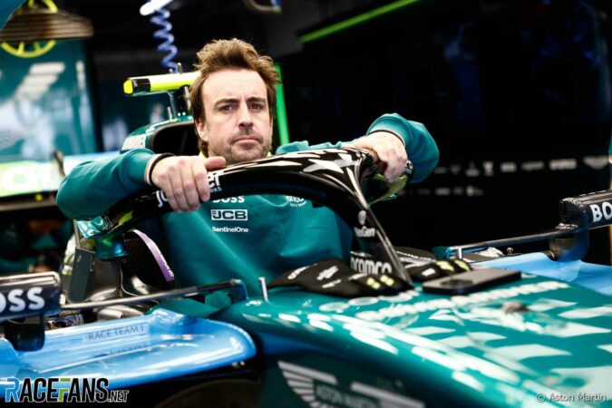 Fernando Alonso, Aston Martin F1 Team, Has A Seat Fit In The Garage