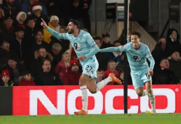 2025 Burnleys Armando Broja Celebrates 1047017548