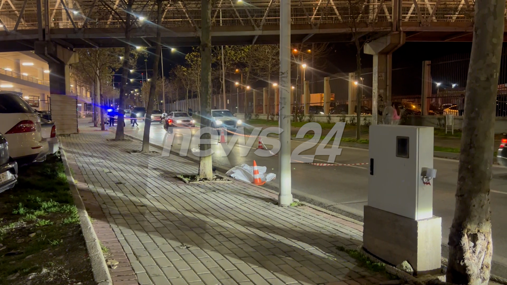 VIDEO  Durrës  aksident me vdekje në në rrugën e re të Portit  humb jetën një 60 vjeçar