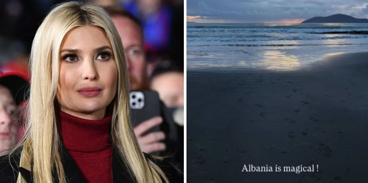 Ivanka Trump ndan sërish pamje nga Zvërneci  Shqipëria është magjike 