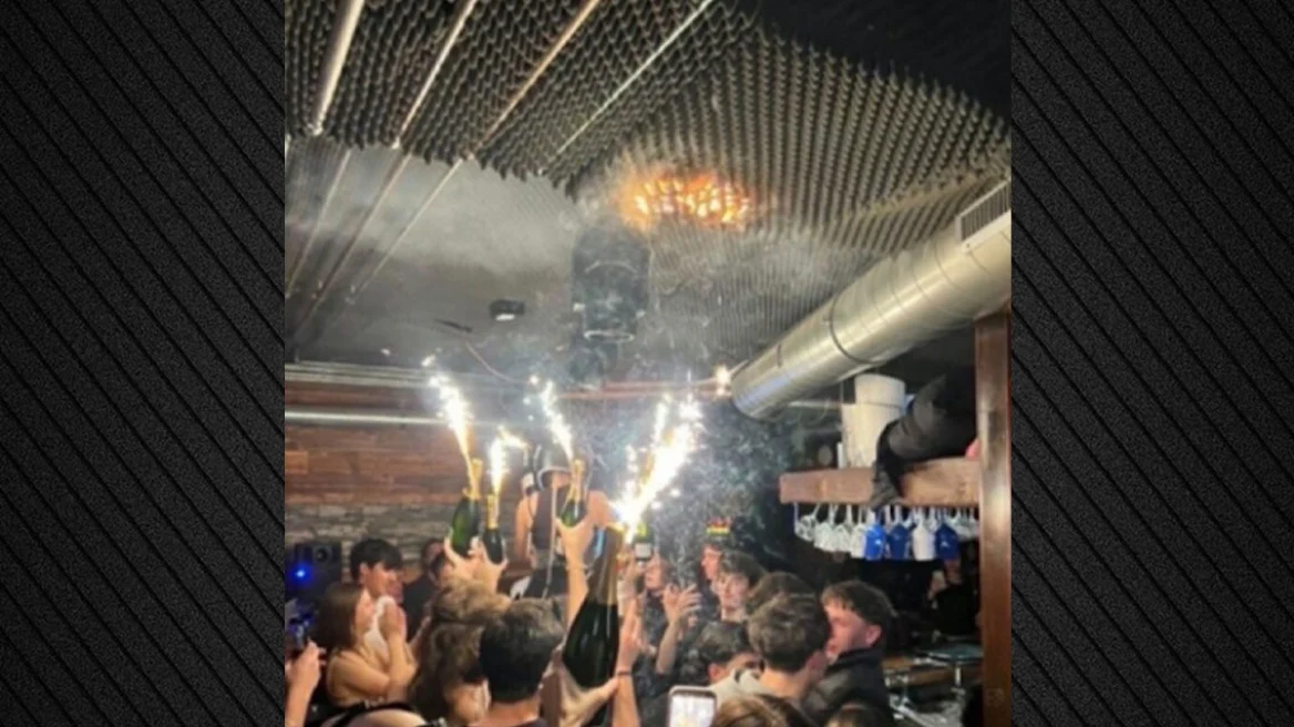 VIDEO  Momente paniku dhe frike  pamje nga tragjedia në Zvicër  njerëzit tentojnë të shpëtojnë pas shpërthimit të zjarrit