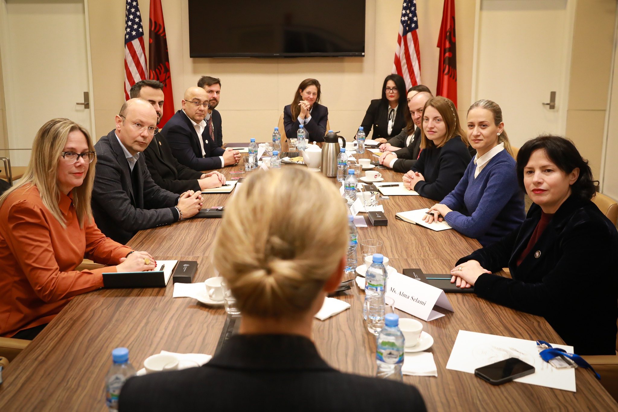 Nisja e programit të vizitorëve udhëheqës në Uashington  VanHorn takim me deputetë të rinj të PS e PD  Bashkëpunimi SHBA Shqip   