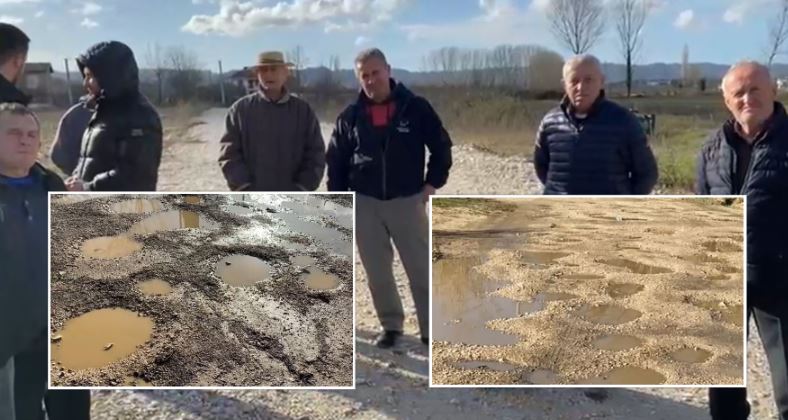 “Balluku na mori tokën dhe na la pa rrugë”, banorët e Urës së Gjolës në protestë për ndërtimin e aksit që i lidh me Fushë-Krujën