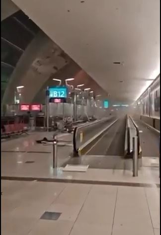 VIDEO  Trazirat në Lindjen e Mesme  Irani sulmon me raketa aeroportin e Dubait