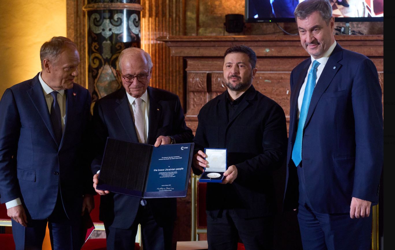 Zelensky nderohet me çmimin  Ewald von Kleist  në Mynih