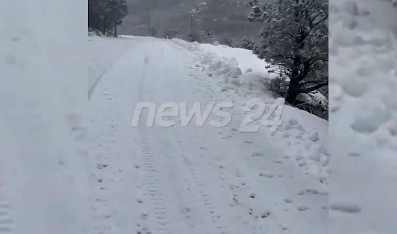 Ngrica dhe acar  Reshje intensive bore në Llogara  probleme me qarkullimin e mjeteve  VIDEO 