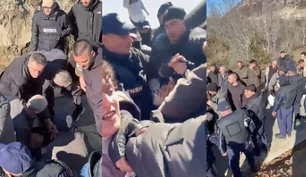 Banorët e Rrjollit sërish në protestë  përplasen me policinë