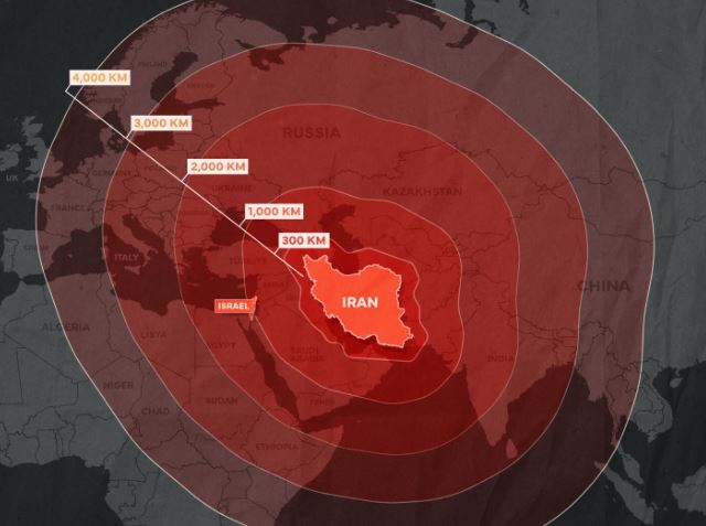 Irani lëshon për herë të parë raketën me rreze të gjatë veprimi  IDF  Distanca deri në 4000 km mund të arrijë Londrën  Parisin   