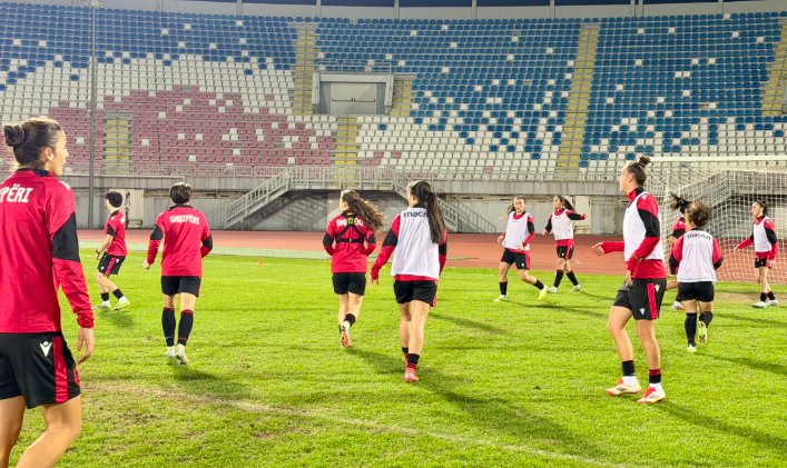 Botërori 2027 për vajza  Kombëtarja e vajzave mbyll përgatitjet për sfidën ndaj Çekisë