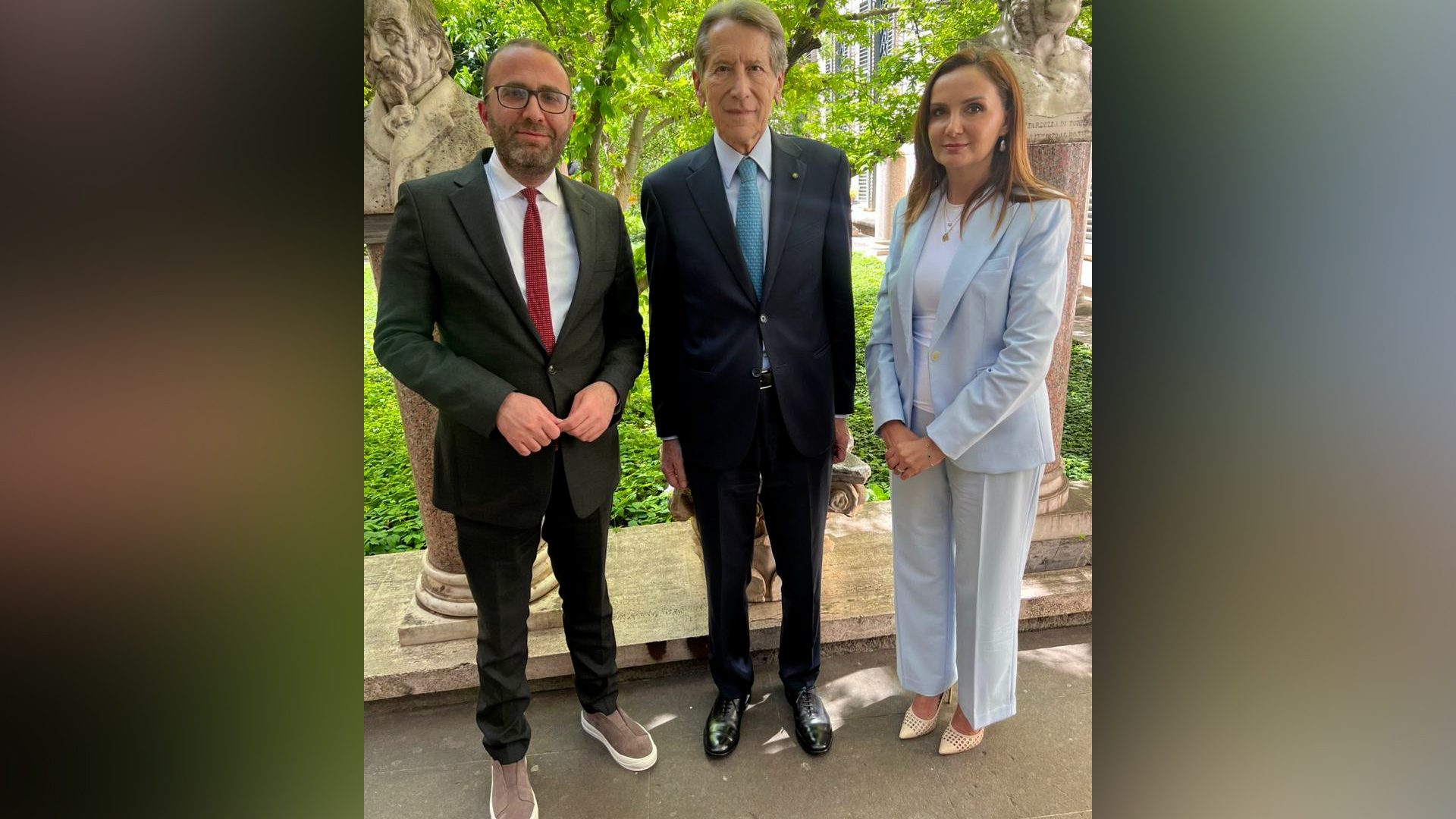 Bardhi dhe Tabaku takim me zyrtarin e Senatit Italian  Mazhoranca  mburojë e krimit dhe korrupsionit