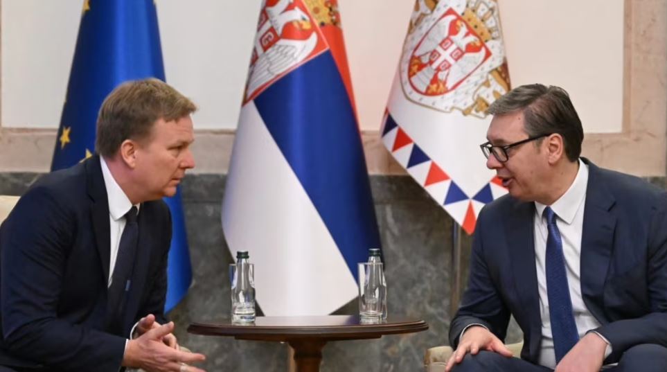 I dërguari i BE për dialogun Kosovë Serbi takim me Vuçiç  Sorensen  Jemi dakord të punojmë për të mirën e të gjithëve