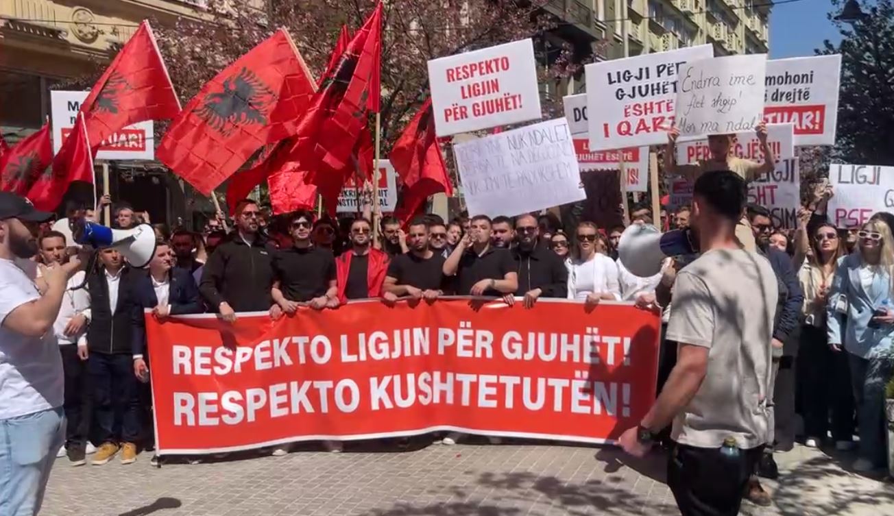  Ne flasim shqip    Universiteti i Tiranës në mbrojtje të protestës së studentëve shqiptarë në Maqedoni  Jo privilegj  por e d   
