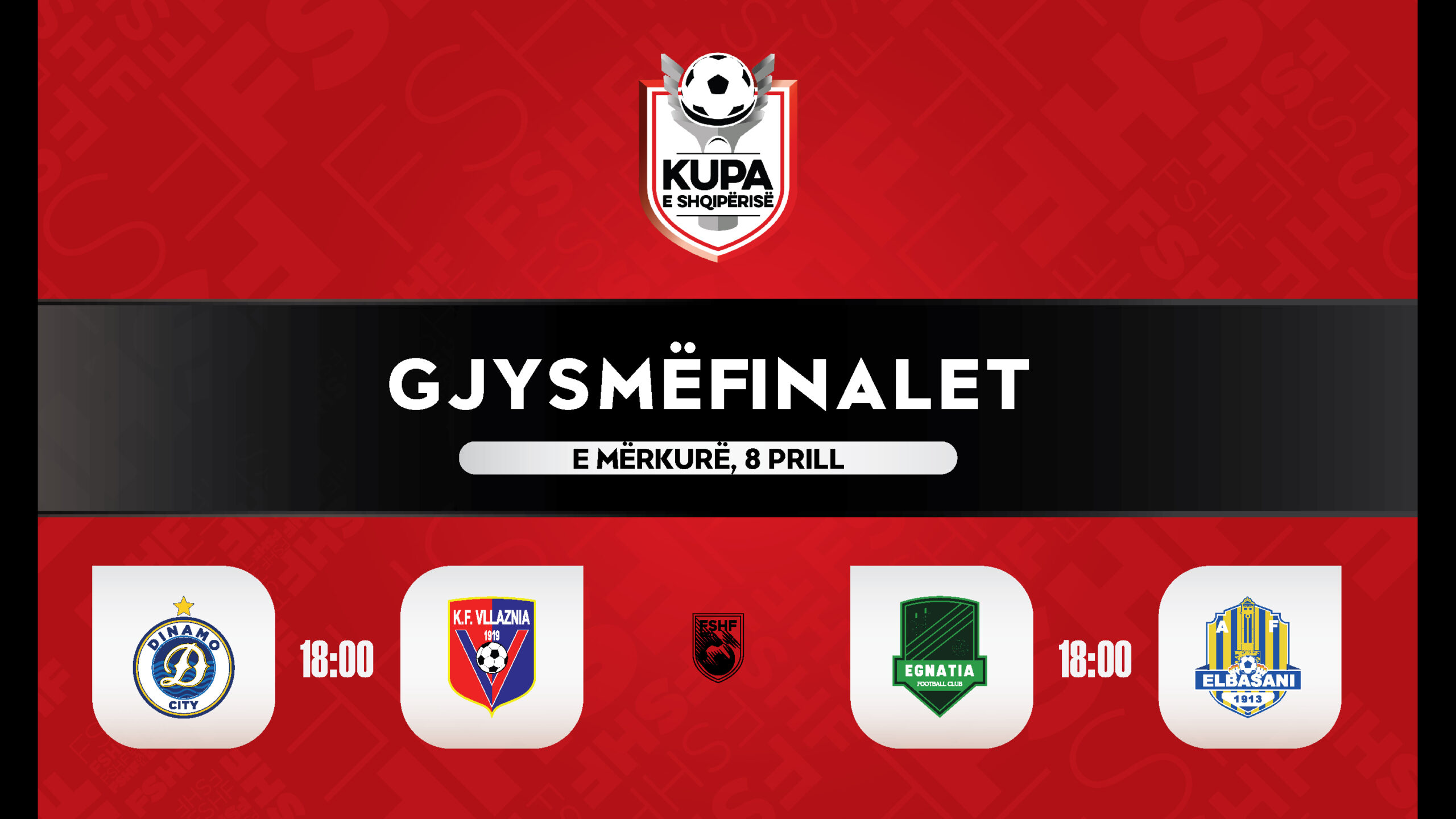 Kupa e Shqipërisë/ Luhen më 8 prill ndeshjet e para gjysmëfinale