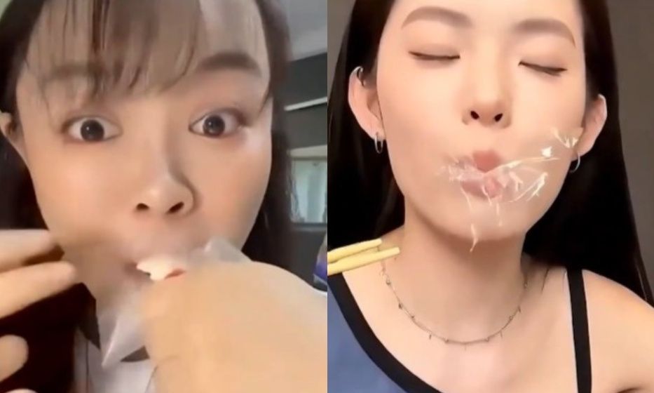 Metoda ekstreme e humbjes së peshës në Kinë  Hanë me qese plastike dhe nuk e gëlltisin ushqimin