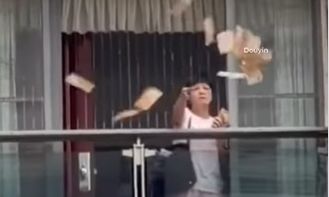 E pazakontë  U zu me burrin  gruaja hedh nga ballkoni i apartamentit plot 162 mijë dollarë 