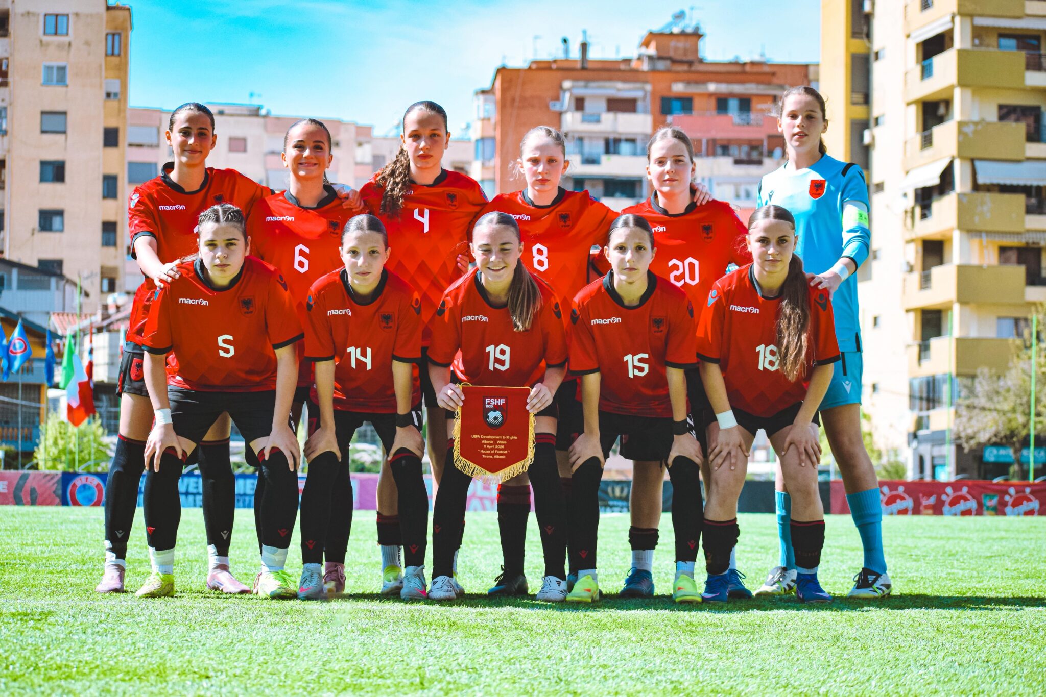 UEFA Development U 16  Shqipëria luan ndeshjen e parë ndaj Uellsit